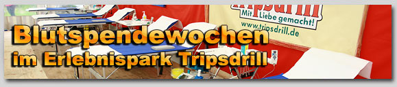 Blutspendewochen im Erlebnispark Tripsdrill